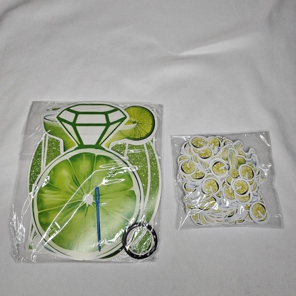 New Tini Bit Older Lime Martini Birthday Party Green Banner Confetti Margarita - Picture 6 of 12